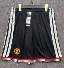 26-27 Man Utd Home Black Shorts Pants