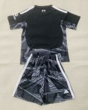 26-27 LIV Black Goalkeeper Kids Soccer Jersey