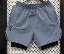 2026 ON Grey Casual Double Layer Short Pants 2026 ON Grey Casual Double Layer Short Pants