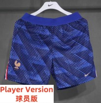 2026 World Cup France Home Player Version Shorts Pants (球员短裤)