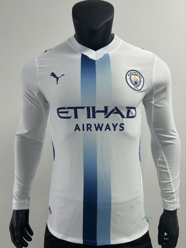 26-27 Man City Third Leaked Edition Long Sleeve Player Version Soccer Jersey (长袖球员)