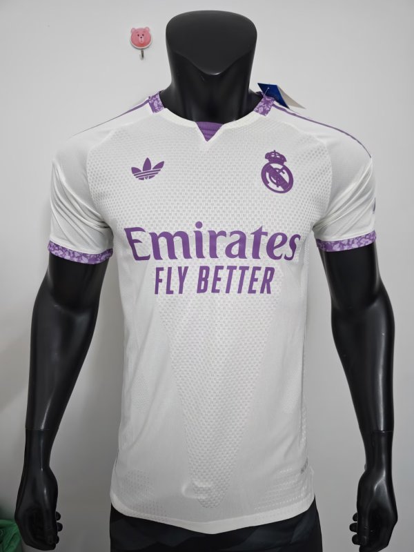 26-27 RMA White 125th Anniversary Edition Player Version Soccer Jersey