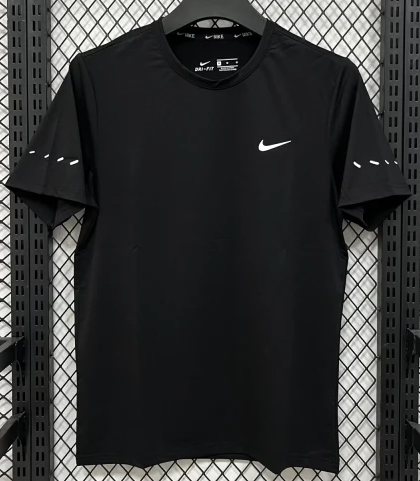 2026 NK Black Ice Silk Casual T-Shirt