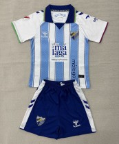 26-27 Malaga Home Kids Soccer Jersey