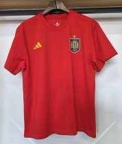26-27 Spain Red High Quality Casual T-Shirt 26-27 Spain Red High Quality Casual T-Shirt