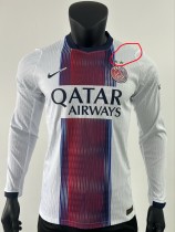 26-27 PSG Away Long Sleeve Player Version Soccer Jersey(With 2 Star)*两颗星 *长袖球员