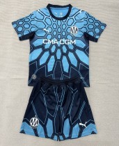 26-27 Marseille Blue GoalKeeper Adult Suit