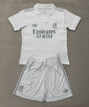 26-27 RMA White 125th Anniversary Edition Kids Soccer Jersey