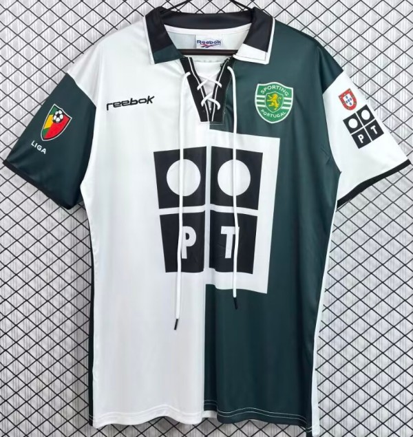 2002-2003 Sporting Lisbon Fourth Retro Soccer Jersey