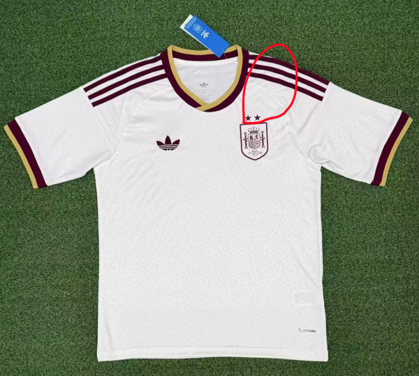 2026 World Cup Spain Away Fans Soccer Jersey (With 2 Star)*两颗星