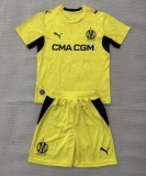26-27 Marseille Yellow GoalKeeper Adult Suit
