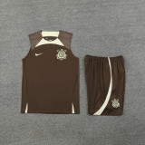 24-25 Corinthians High Quality Tank Top And Shorts Suit