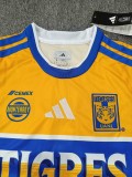 26-27 Tigres UANL Home Long Sleeve Fans Soccer Jersey (长袖)