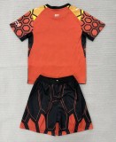 26-27 Man City Orange Goalkeeper Kids Soccer Jersey