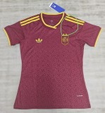 2026 Spain Third Leaked Edition Women Fans Soccer Jersey (女) (With 2 Star)*两颗星
