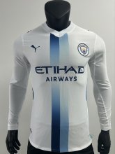 26-27 Man City Third Leaked Edition Long Sleeve Player Version Soccer Jersey*长袖球员