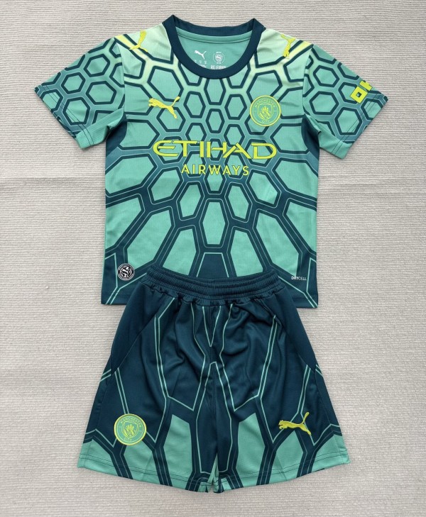 26-27 Man City Green Goalkeeper Adult Suit