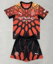26-27 Man City Orange Goalkeeper Kids Soccer Jersey 26-27 Man City Orange Goalkeeper Kids Soccer Jersey