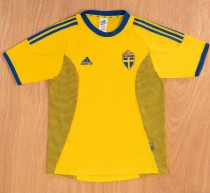 2002 Sweden Home Retro Soccer Jersey 2002 Sweden Home Retro Soccer Jersey