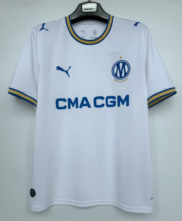 26-27 Marseille Home Fans Soccer Jersey