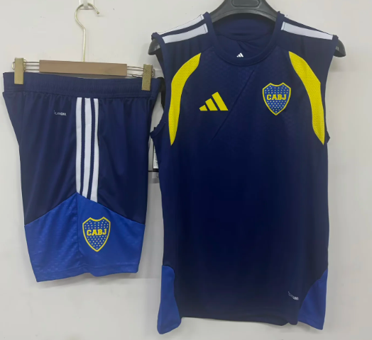 26-27 Boca Juniors High Quality Tank Top And Shorts Suit