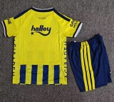26-27 Fenerbahce Home Kids Soccer Jersey