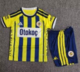 26-27 Fenerbahce Home Kids Soccer Jersey