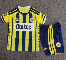26-27 Fenerbahce Home Kids Soccer Jersey