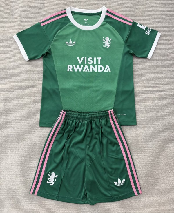 26-27 Aston Villa Green GoalKeeper Adult Suit