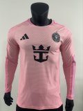 26-27 Inter Miami Home Long Sleeve Player Version Soccer Jersey*长袖球员