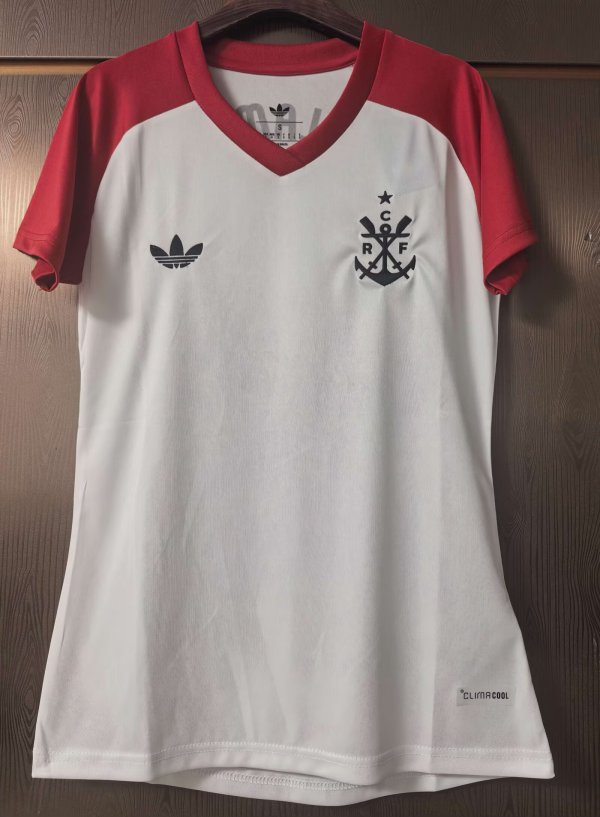 26-27 Flamengo White Red Special Edition Women Fans Training shirts (女)
