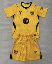 26-27 RMA Yellow GoalKeeper Kids Soccer Jersey