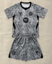 26-27 BAR Gray Goalkeeper Kids Soccer Jersey