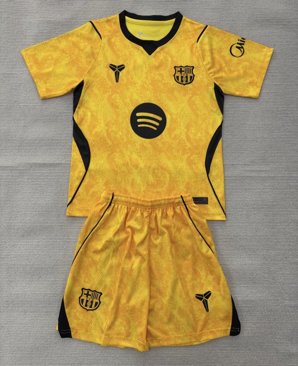 26-27 BAR Yellow GoalKeeper Adult Suit