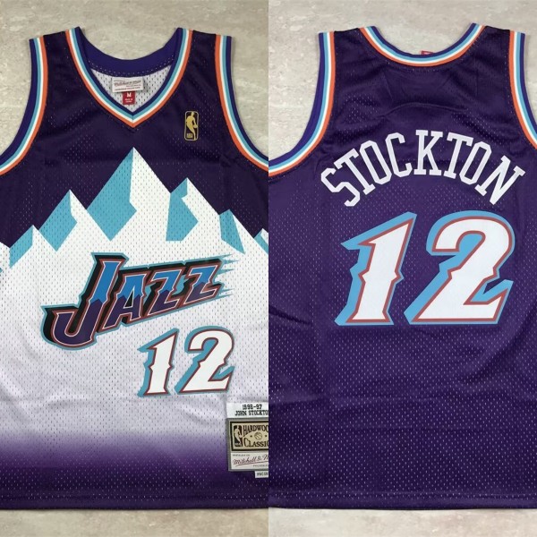 26-27 JAZZ Top Quality Top Quality Hot Pressing NBA Jersey