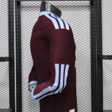 26-27 Aston Villa Home Long Sleeve Player Version Soccer Jersey*长袖球员
