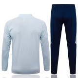 26-27 Man City High Quality Half Pull Tracksuit