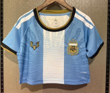 26-27 Argentina Messi Farewell Match Women Cheerleading Short-sleeved (女)