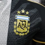 26-27 Argentina Black Messi Farewell Match Player Version Soccer Jersey