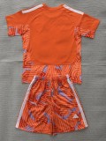 26-27 Leeds United Orange GoalKeeper Adult Suit