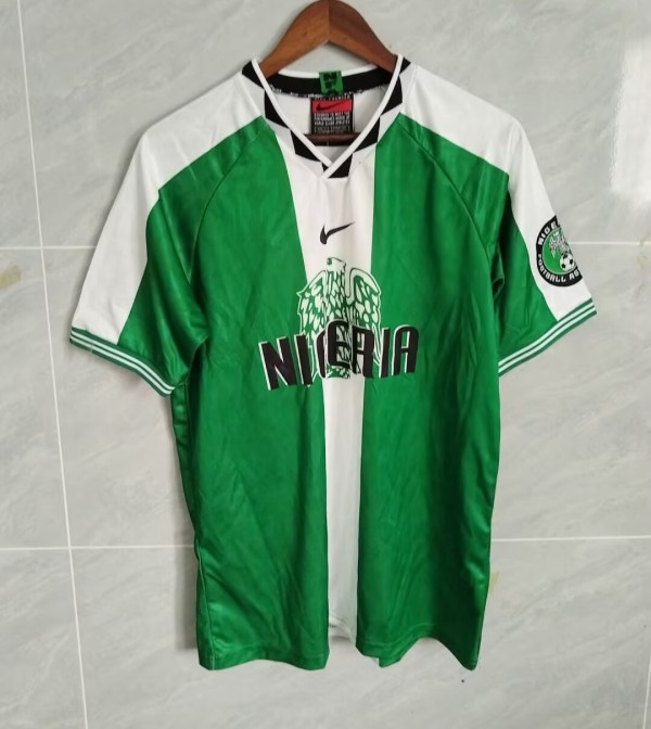 1996 Nigeria Home Retro Soccer Jersey