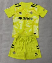 26-27 Real Betis Yellow Goalkeeper Adult Suit