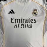 25-26 RMA Home Long Sleeve Fans Soccer Jersey (长袖)