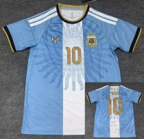 26-27 Argentina Messi Farewell Match Signature Version Fans Soccer Jersey