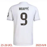 25-26 RMA Home Long Sleeve Fans Soccer Jersey (长袖)