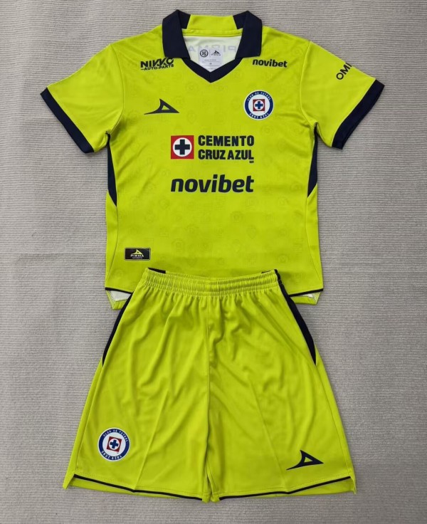 26-27 Cruz Azul Goalkeeper Kids Soccer Jersey