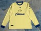 26-27 Club America Yellow 110th Anniversary Edition Long Sleeve Fans Soccer Jersey (长袖)*带广告