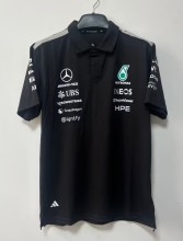 2026 F1 Benz New Pattern Short Sleeve Racing Suit