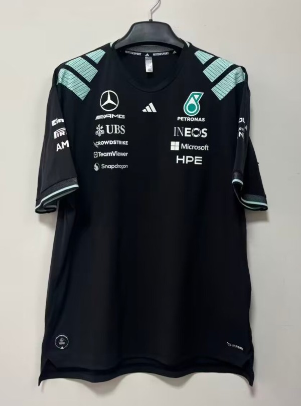 2026 Benz New Pattern Player Version Short Sleeve Racing Suit
