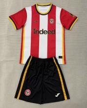26-27 Brentford FC Home Kids Soccer Jersey